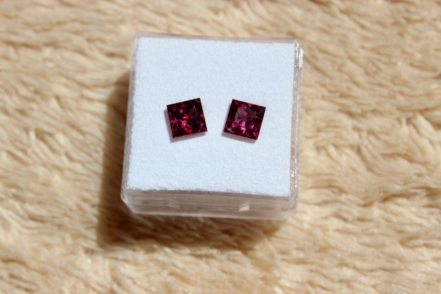 Natürliche Rhodolite (Paar) 2,15cttw